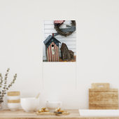 USA, Missouri, Herman: Patriottische Birdhouses, Poster (Keuken)