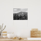 USA, Montana, Bannack State Park Oude wagen gemaak Poster (Keuken)