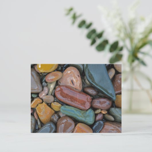 USA, Montana, Clark Fork River, Stones Briefkaart (Staand voorkant)