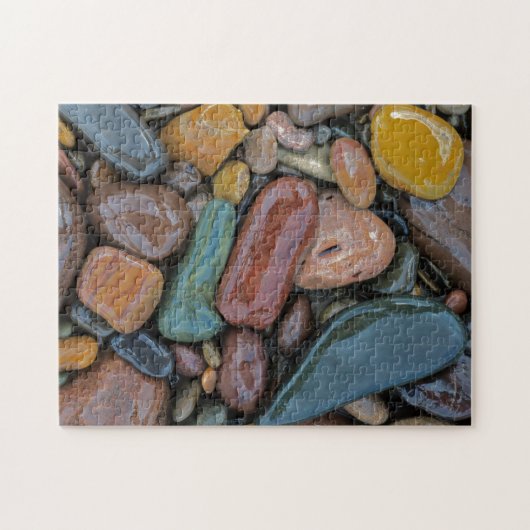 USA, Montana, Clark Fork River, Stones Legpuzzel (Horizontaal)