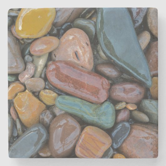 USA, Montana, Clark Fork River, Stones Stenen Onderzetter (Voorkant)