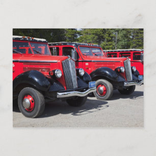 USA, Montana, East Glacier Park, poort naar Briefkaart