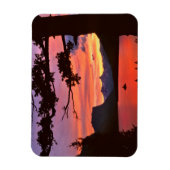 USA, Montana, Glacier National Park. Landscape Magneet (Verticaal)