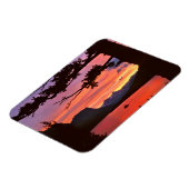 USA, Montana, Glacier National Park. Landscape Magneet (Linkerzijde)