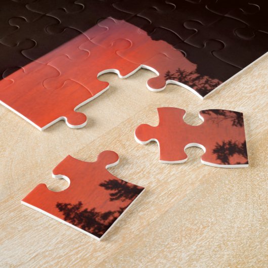 USA, Montana, Glacier National Park. Landschap Legpuzzel (Zijkant)