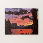 USA, Montana, Glacier National Park. Landschap Legpuzzel (Horizontaal)