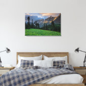 USA, Montana, Glacier National Park, Logan Pass Canvas Afdruk (Insitu (Slaapkamer))