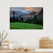 USA, Montana, Glacier National Park, Logan Pass Poster (Keuken)