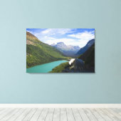 USA, Montana, Glacier National Park, Mountain Canvas Afdruk (Insitu (Houten vloer))