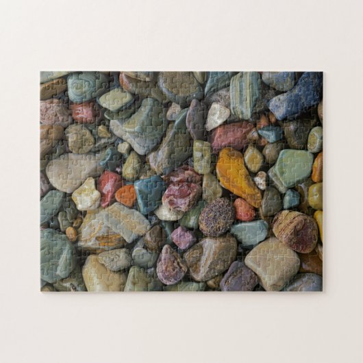 USA, Montana, Glacier National Park, Stones Legpuzzel (Horizontaal)