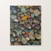 USA, Montana, Glacier National Park, Stones Legpuzzel (Verticaal)
