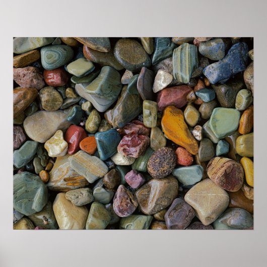 USA, Montana, Glacier National Park, Stones Poster (Voorkant)