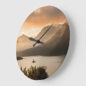 USA, Montana, Glacier National Park. Sunrise Grote Klok (Hoek)