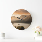 USA, Montana, Glacier National Park. Sunrise Grote Klok (Huis)