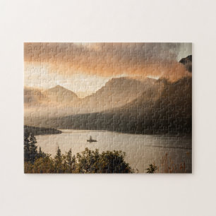 USA, Montana, Glacier National Park. Sunrise Legpuzzel