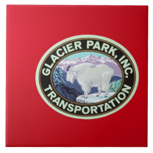 USA, Montana, Glacier National Park, Vintage 2 Tegeltje