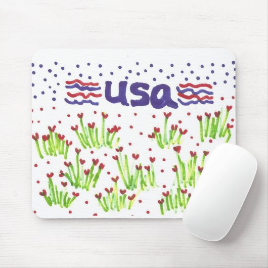 USA Mousepad Muismat (Met muis)