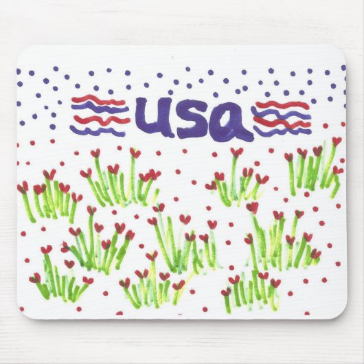 USA Mousepad Muismat (Voorkant)