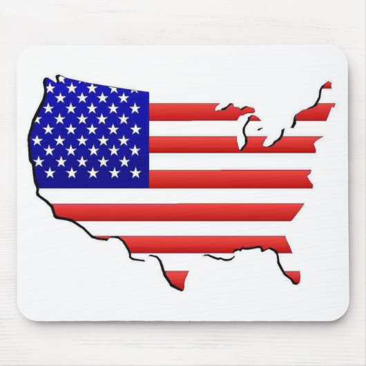 USA Mousepad Muismat (Voorkant)