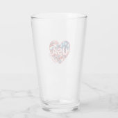 USA Naam toevoegen Glas (Achterkant)