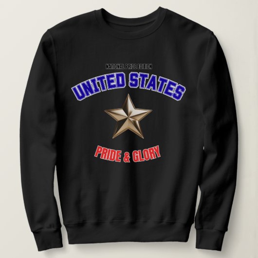 USA National Pride Edition Dames Sweatshirt (Design voorkant)