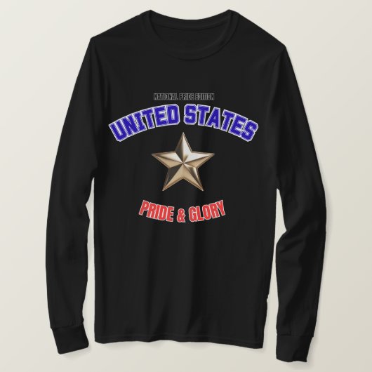 USA National Pride Edition Long Sleeve Shirt (Design voorkant)