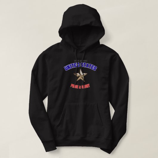USA National Pride Edition Pullover Hoodie (Design voorkant)