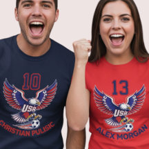 USA National Team Voetbal Adelaar Patriottisch Gra