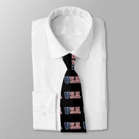 USA Necktie Stropdas (Gebonden)