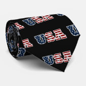 USA Necktie Stropdas (Opgerold)