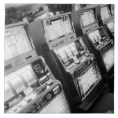 USA, Nevada, Las Vegas: Machines voor casino-sleuv Tegeltje (Voorkant)