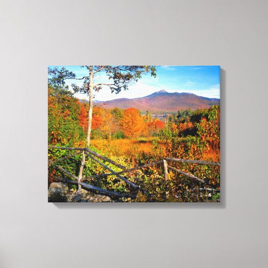 USA, New England, New Hampshire, Chocorua Canvas Afdruk (Voorkant)