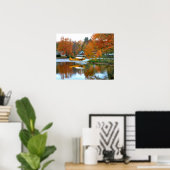 USA, New England, New Hampshire. Float Plane Poster (Thuiskantoor)