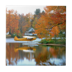 USA, New England, New Hampshire. Vloervlak Tegeltje