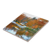 USA, New England, New Hampshire. Vloervlak Tegeltje (Zijkant)