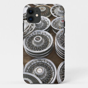 USA, New Mexico, Prewitt: Auto Hubcaps / Rt. 66 Case-Mate iPhone Case