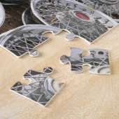 USA, New Mexico, Prewitt: Auto Hubcaps / Rt. 66 Legpuzzel (Zijkant)