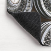 USA, New Mexico, Prewitt: Auto Hubcaps / Rt. 66 Muismat (Hoek)