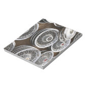 USA, New Mexico, Prewitt: Auto Hubcaps / Rt. 66 Notitieblok (Linkerzijde)