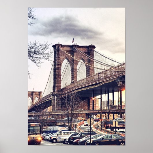USA New York City Brooklyn Bridge Poster (Voorkant)