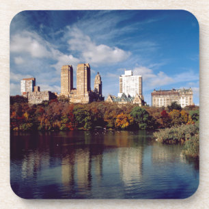 USA, New York City, Central Park, Lake Bier Onderzetter