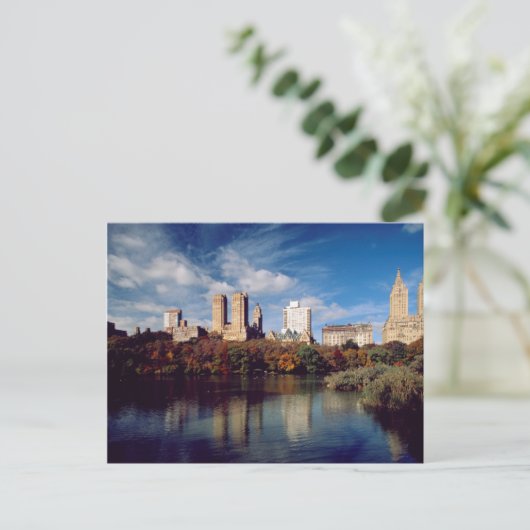 USA, New York City, Central Park, Lake Briefkaart (Staand voorkant)