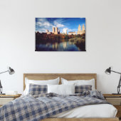 USA, New York City, Central Park, Lake Canvas Afdruk (Insitu (Slaapkamer))