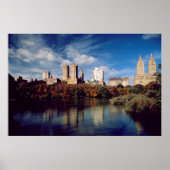 USA, New York City, Central Park, Lake Poster (Voorkant)