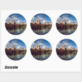 USA, New York City, Central Park, Lake Ronde Sticker (Vel)