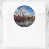 USA, New York City, Central Park, Lake Ronde Sticker (Tas)