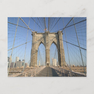 USA, New York, New York City, Brooklyn: 3 Briefkaart