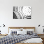 USA, New York, New York City: Het Guggenheim 3 Canvas Afdruk (Insitu (Slaapkamer))