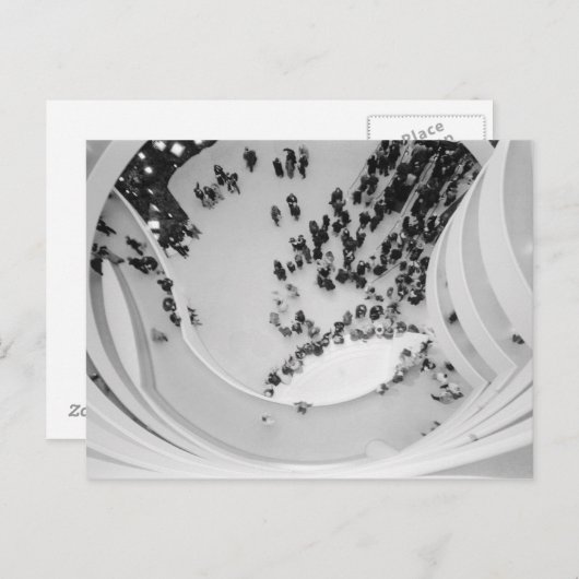 USA, New York, New York City: Het Guggenheim 4 Briefkaart (Voorkant / Achterkant)