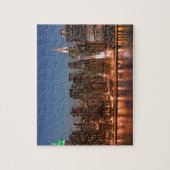 USA, New York, New York City, Manhattan: antenne Legpuzzel (Verticaal)
